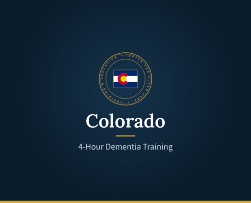 CECTE Colorado seal: 4-Hour Dementia Training