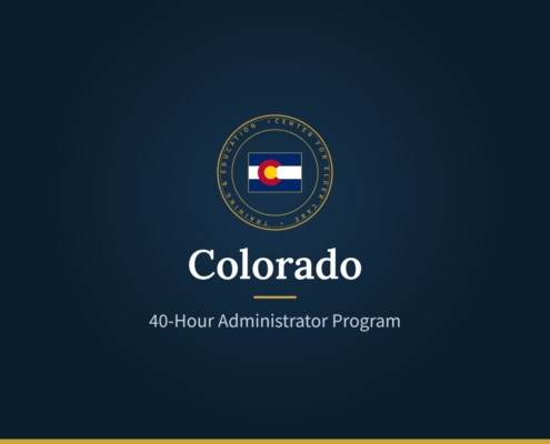 CECTE Colorado seal: 40-Hour Administrator Program
