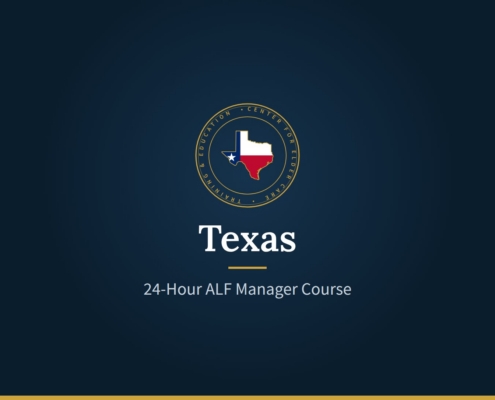 CECTE Texas seal: 24-Hour ALF Manager Course